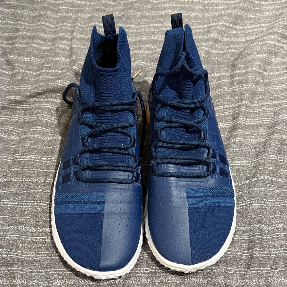 Under Armour Men's Blue Project Rock High-Top Athletic Shoes